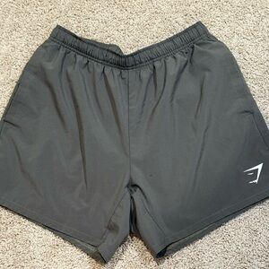 Men’s Gymshark Green Athletic Shorts Med
